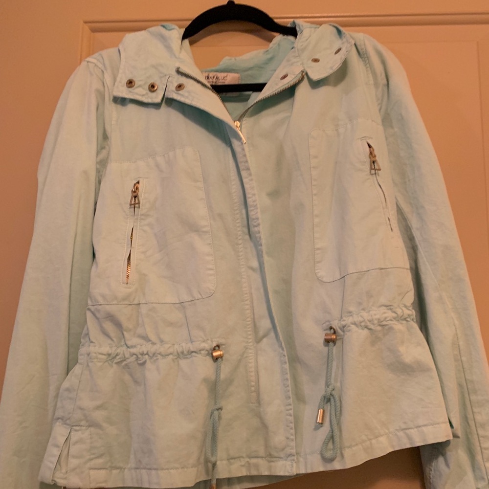 Mint Zara Cargo Jacket